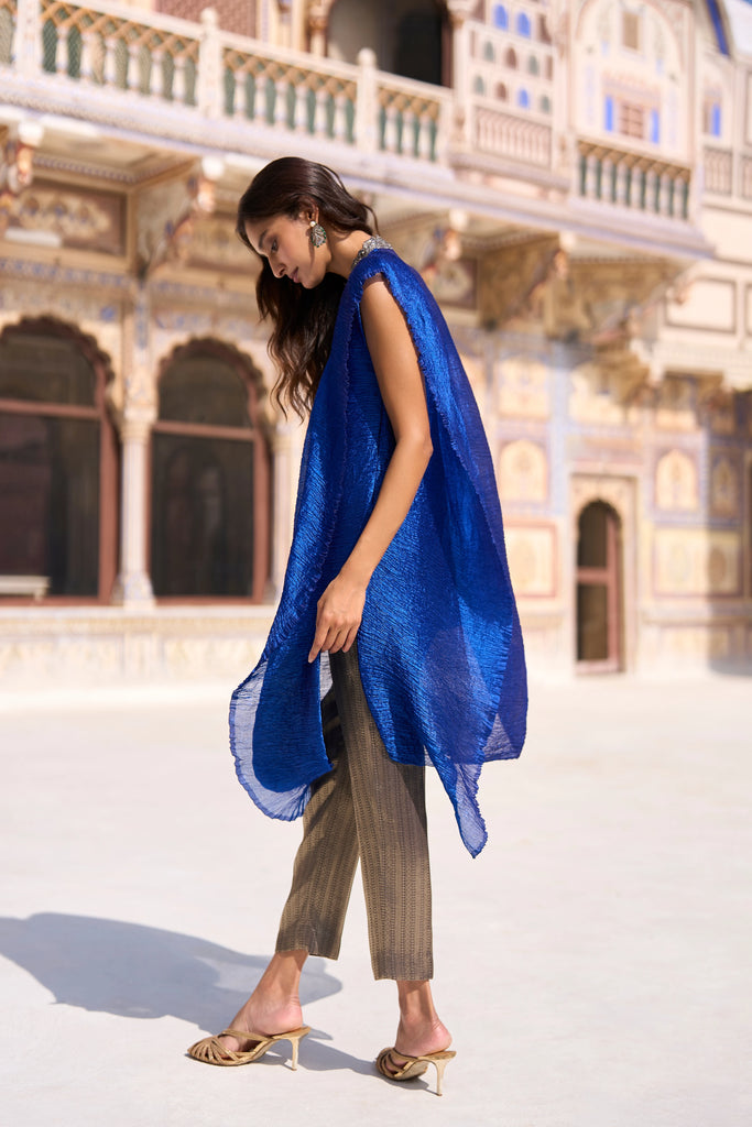 BENARES BROCADE STRAIGHT CUT PANT dash and dot