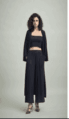 BLACK KNIT CARDIGAN - dash and dot