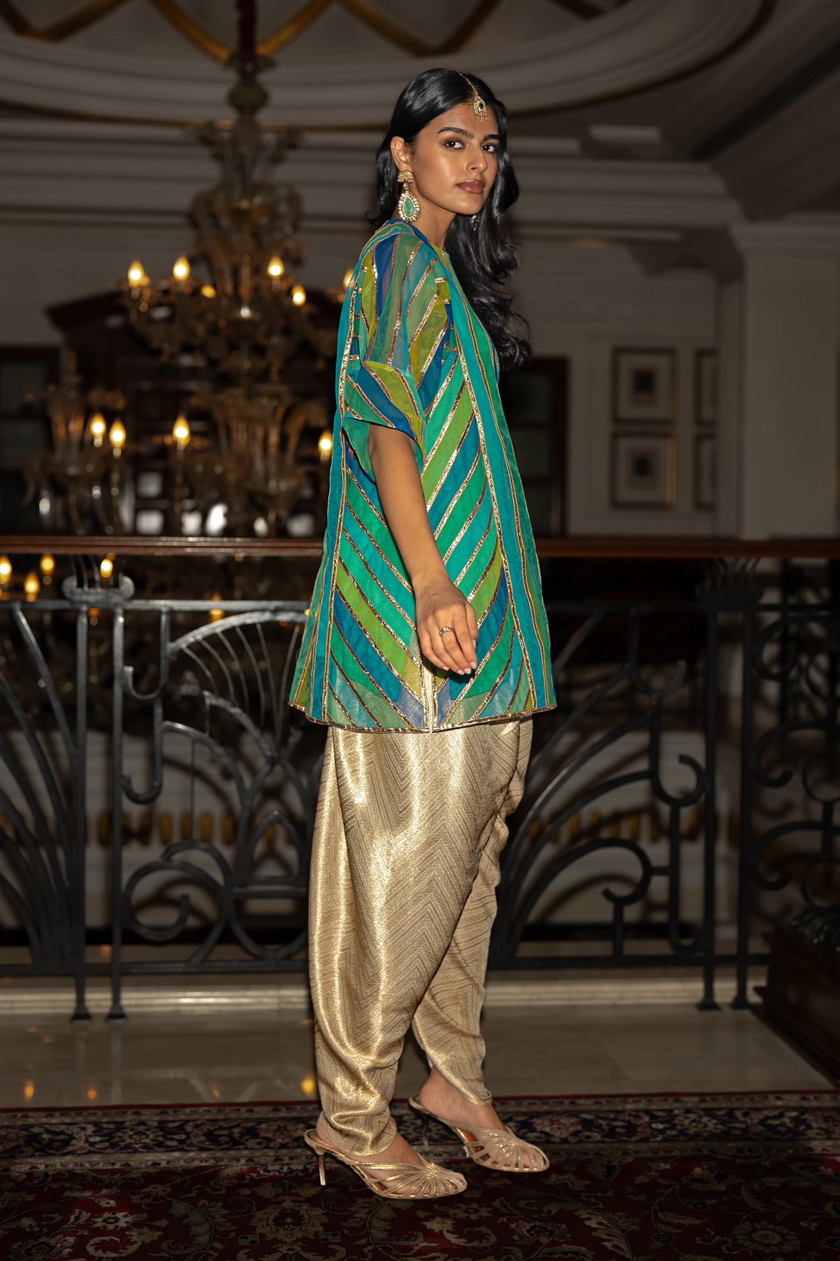 BROCADE TULIP PANT