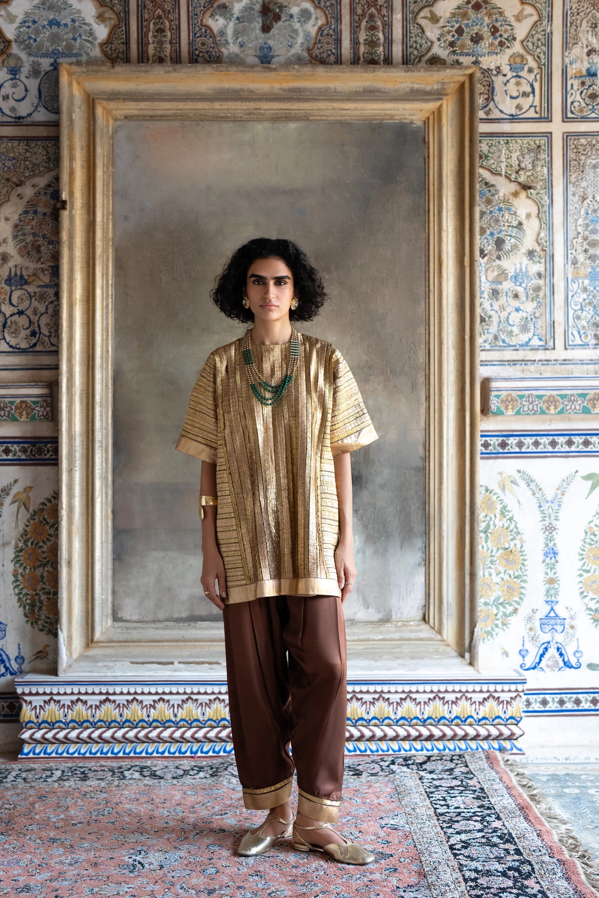 Embroidered Gota Pant