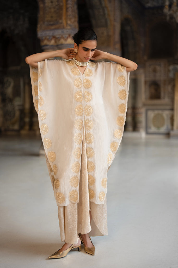 Brocade Draped Skirt dash and dot