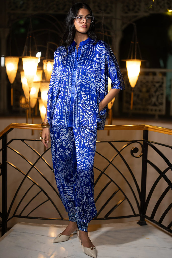 BOXY PRINT TOP & STRAIGHT PANT SET dash and dot