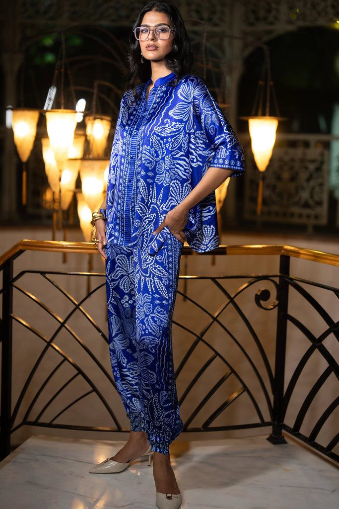 BOXY PRINT TOP & STRAIGHT PANT SET dash and dot
