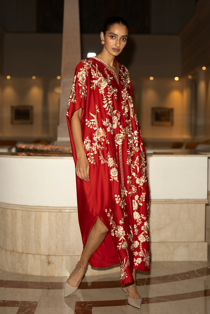GARA STITCH KAFTAN DRESS dash and dot