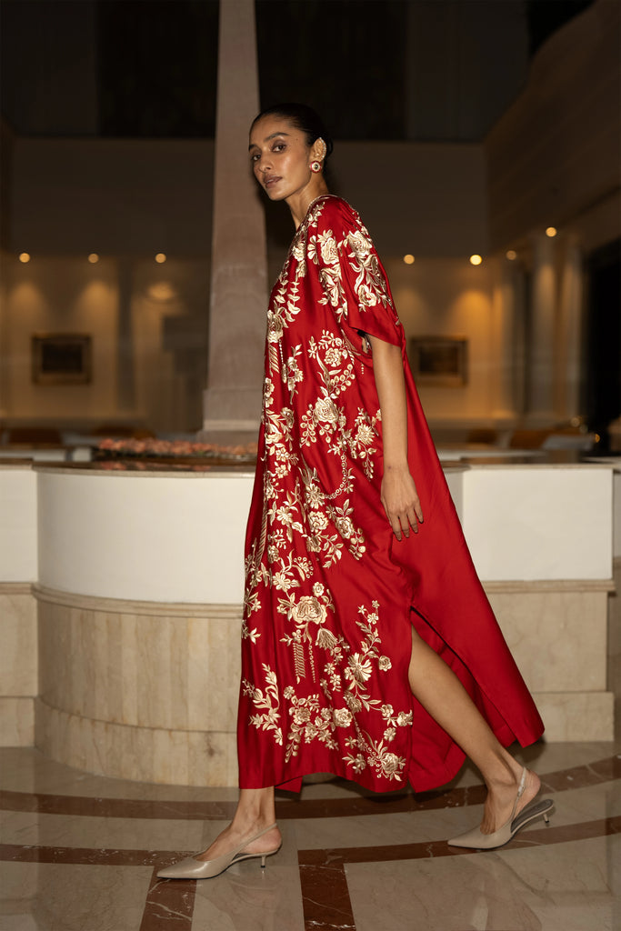 GARA STITCH KAFTAN DRESS dash and dot