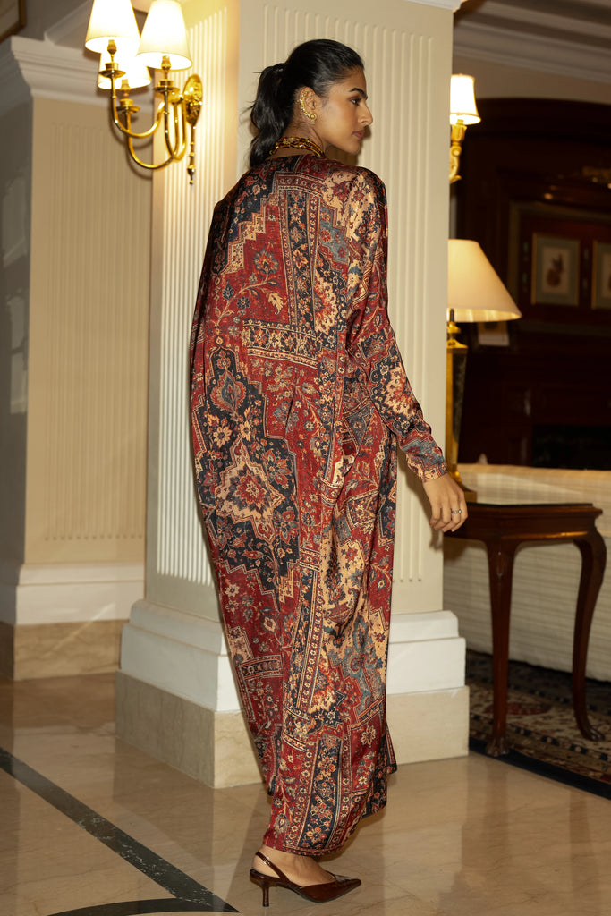 KILIM PRINT KAFTAN DRESS dash and dot