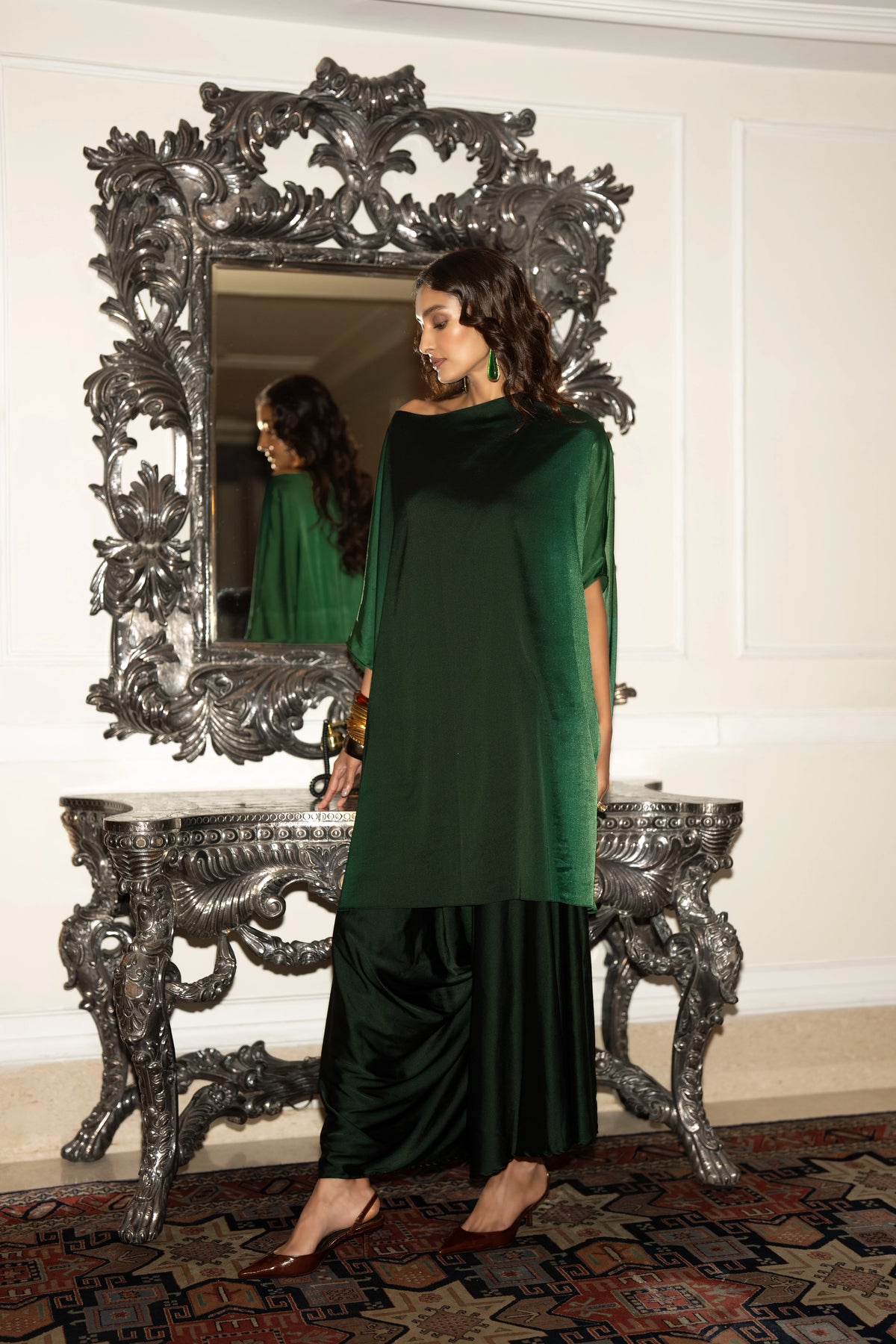 DRAPED CULOTTE PANT