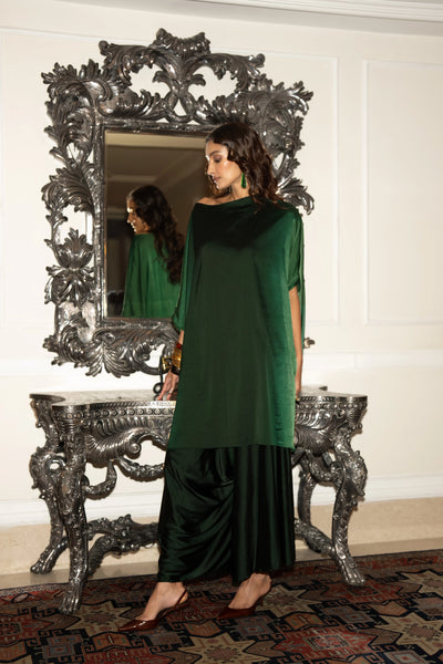 DRAPED CULOTTE PANT