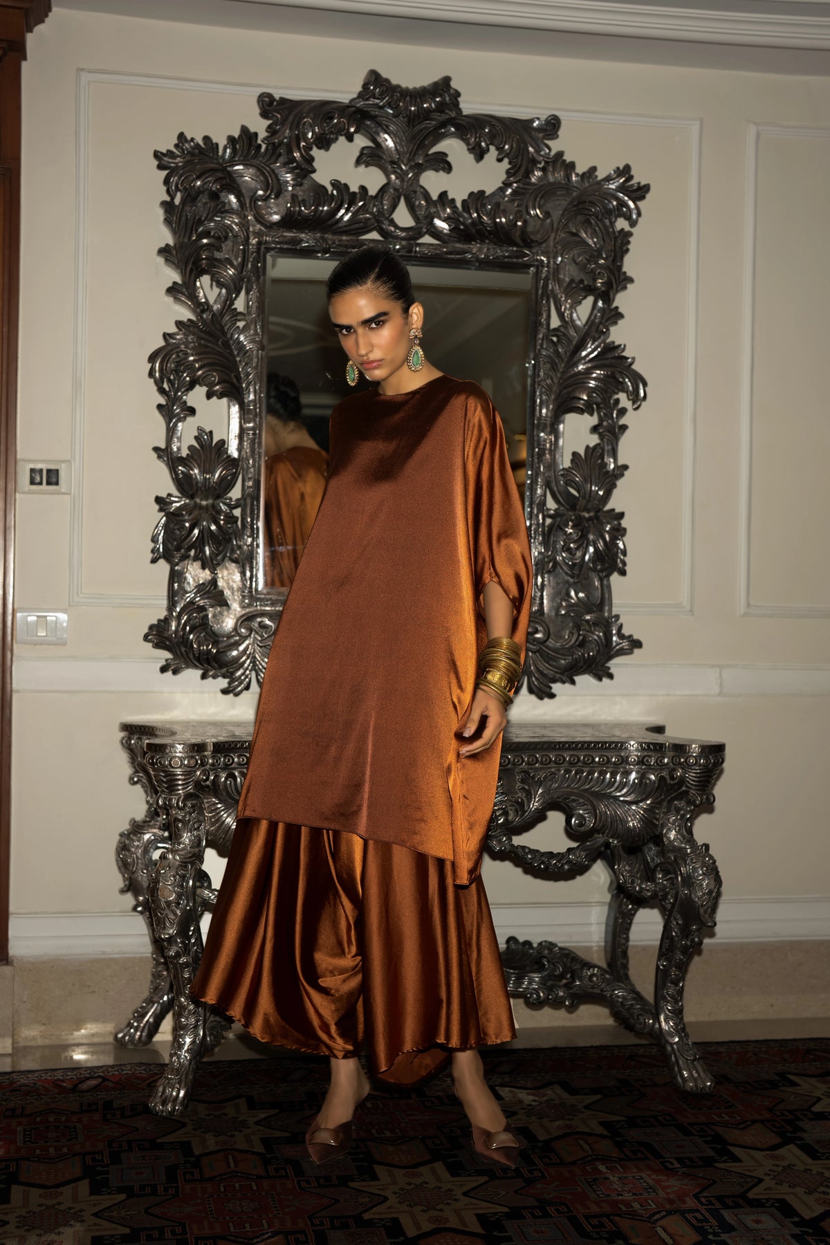 DRAPED CULOTTE PANT