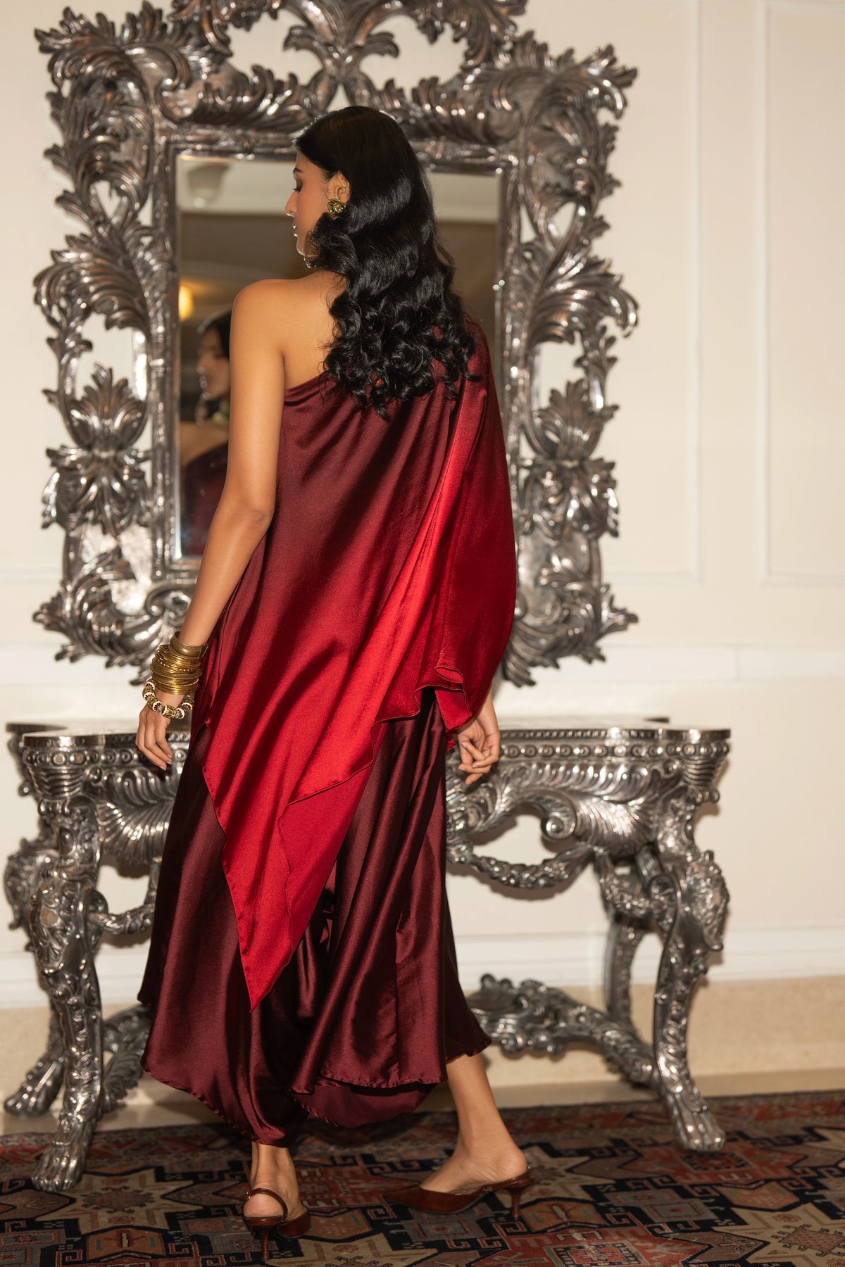 DRAPED CULOTTE PANT