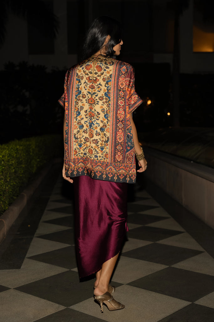 FLORAL MOSAIC PRINT TOP dash and dot