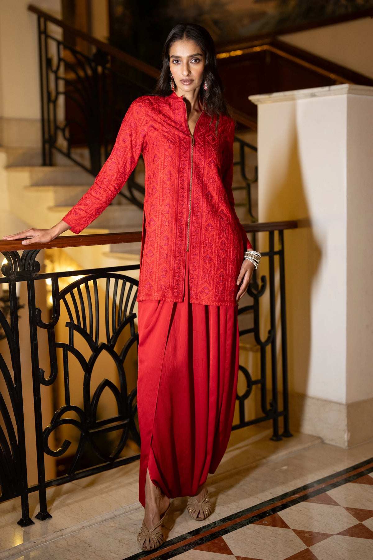 PLEATED DHOTI PANT