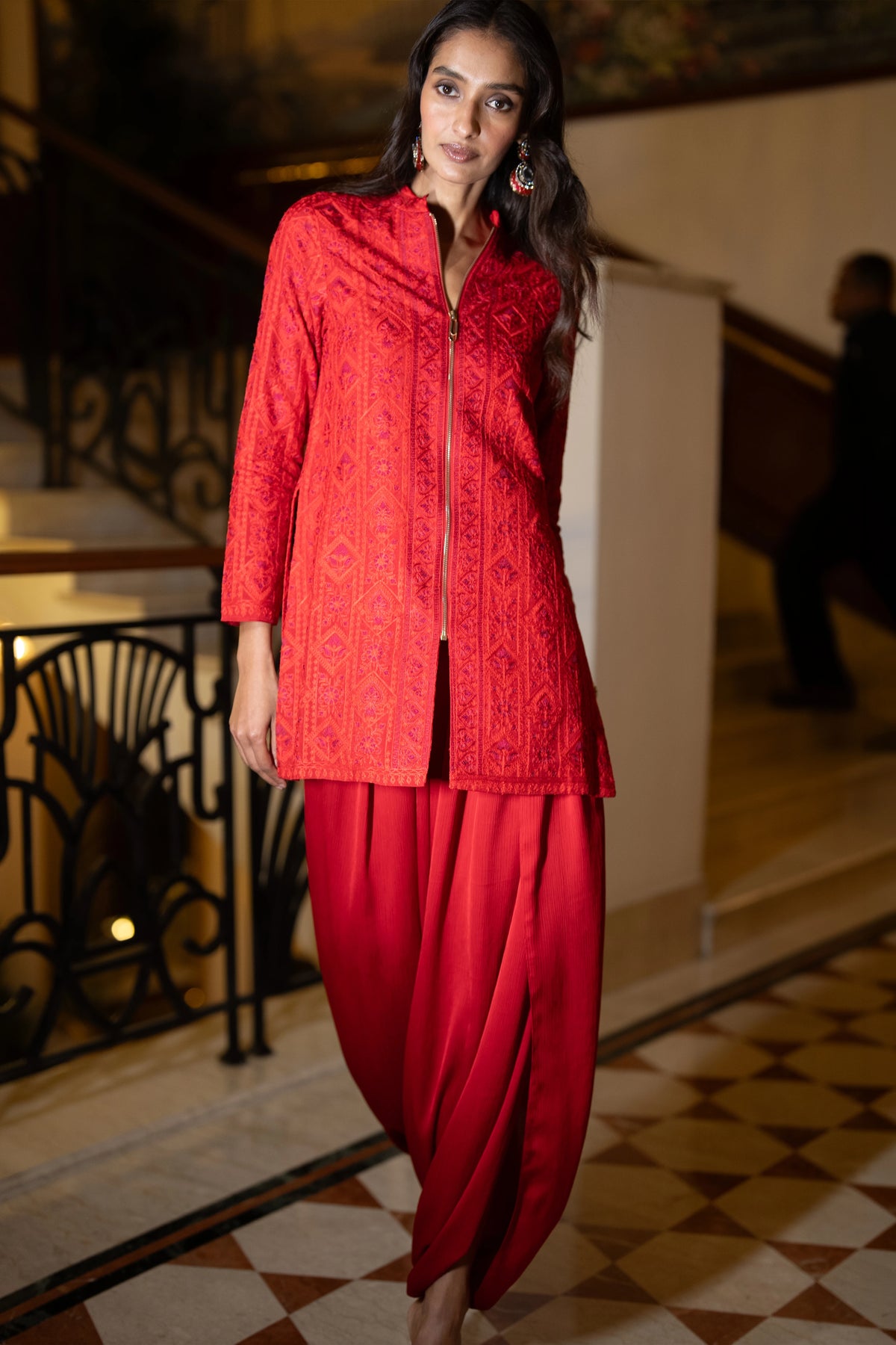 PLEATED DHOTI PANT