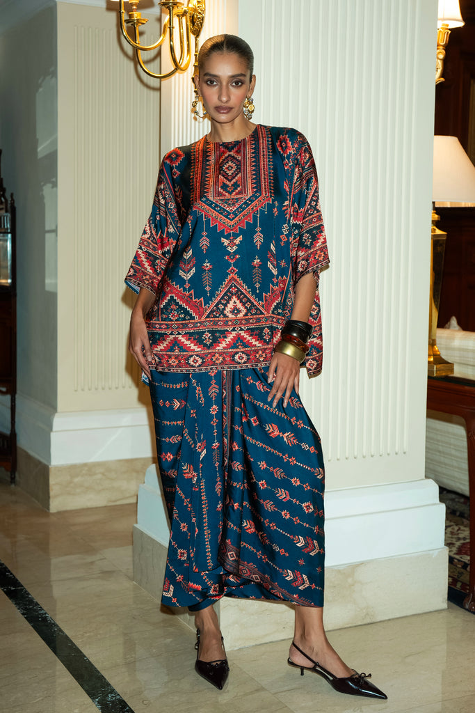 HERITAGE PRINT DRAPE SKIRT dash and dot