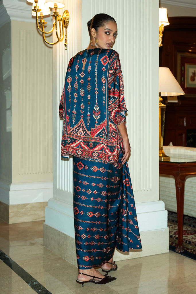 HERITAGE PRINT DRAPE SKIRT dash and dot