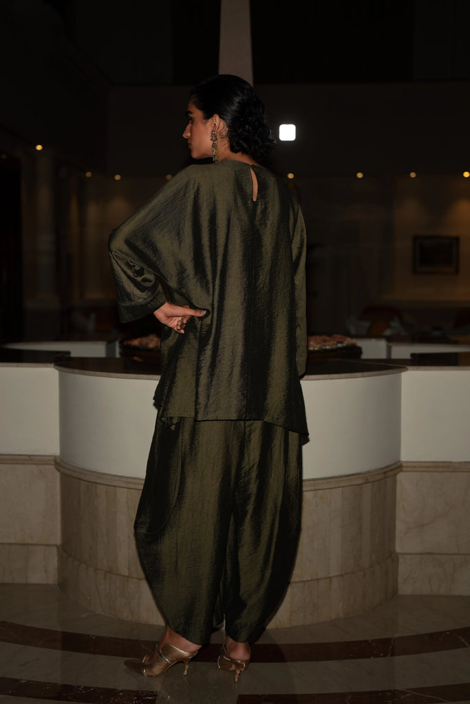 TEXTURED BARREL PANT dash and dot
