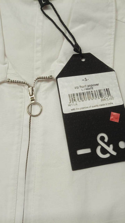 ZIP FRONT POPOVER - dash and dot