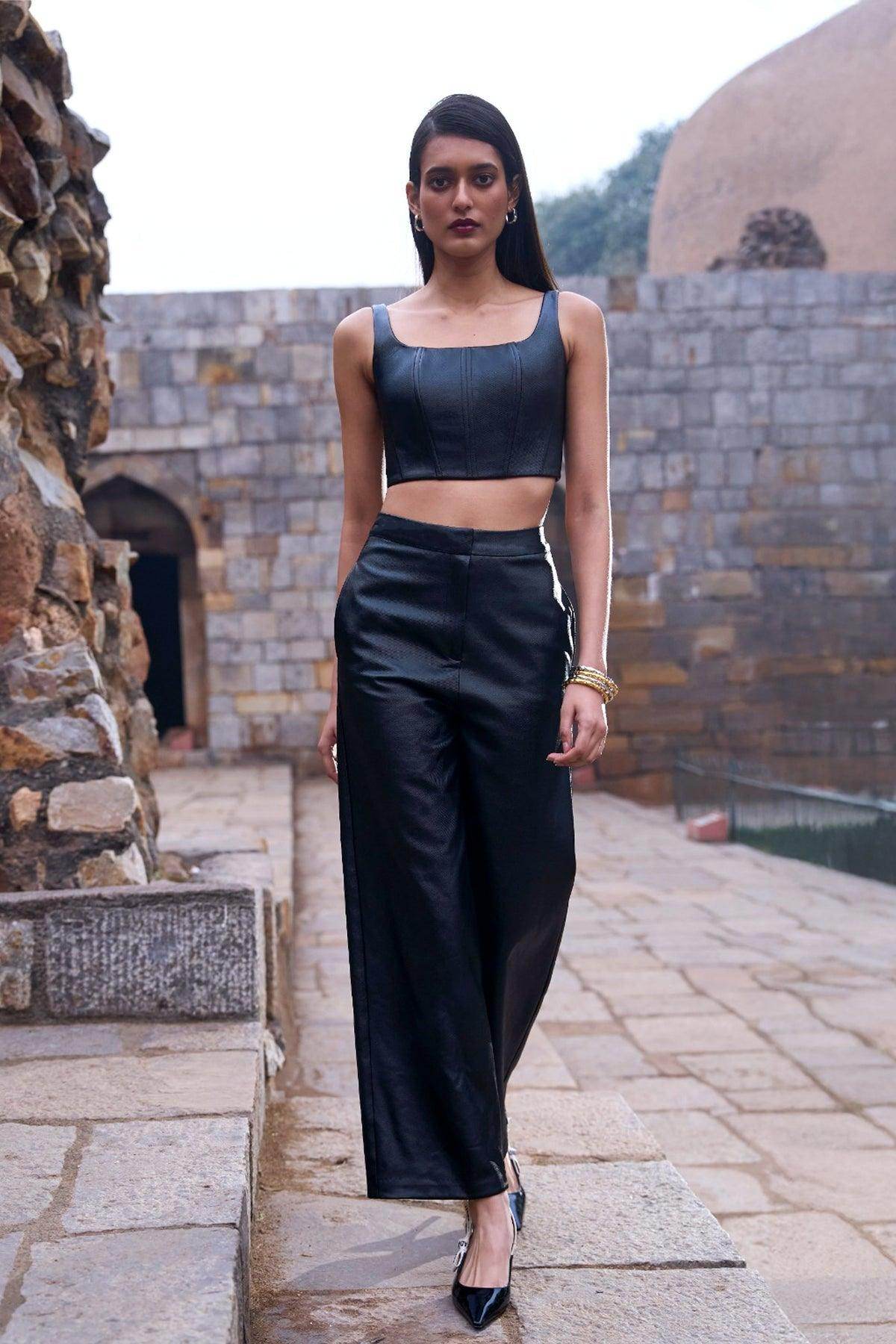 WAXED DENIM PANT - dash and dot