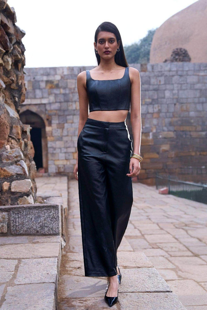 WAXED DENIM PANT - dash and dot dash and dot