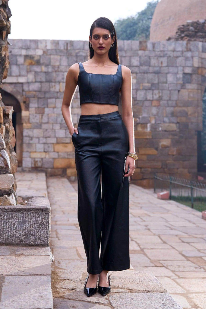 WAXED DENIM PANT - dash and dot dash and dot