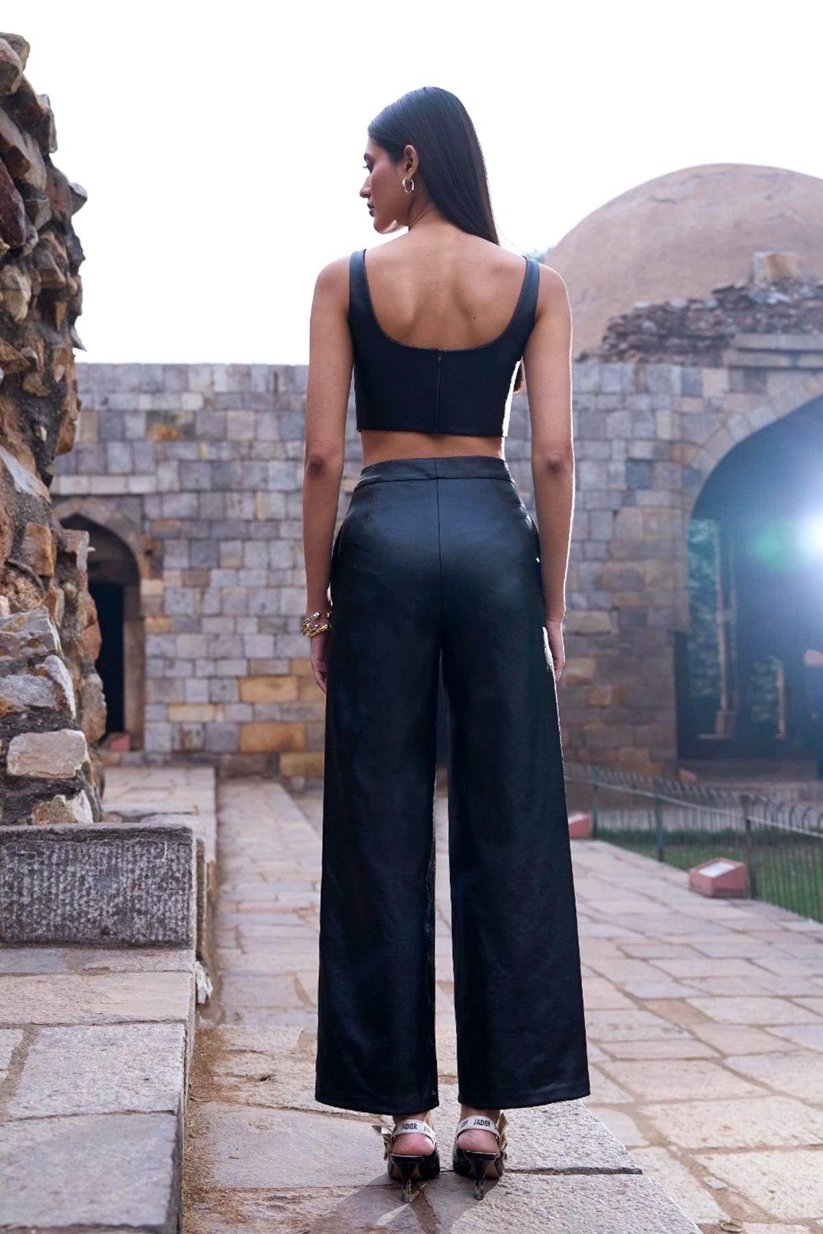 WAXED DENIM PANT - dash and dot