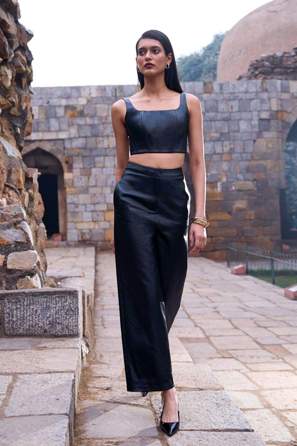 WAXED DENIM PANT - dash and dot