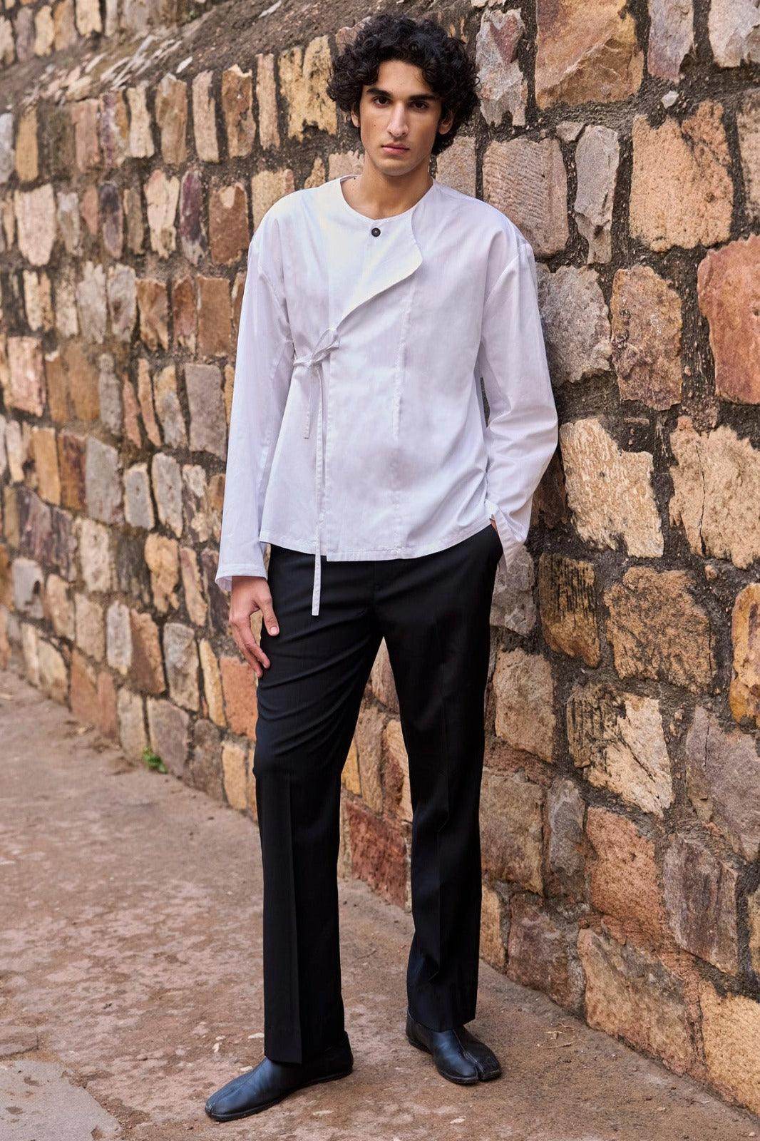 STRAIGHT BLACK PANT - dash and dot