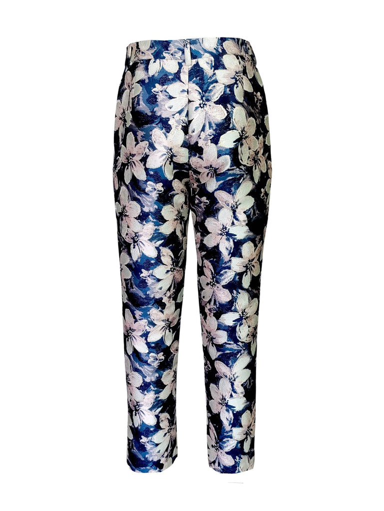 TAPERED BROCADE PANT - dash and dot dash and dot