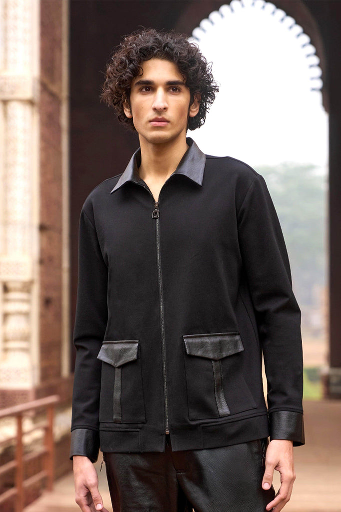 KNIT AND DENIM SHIRT - dash and dot dash and dot