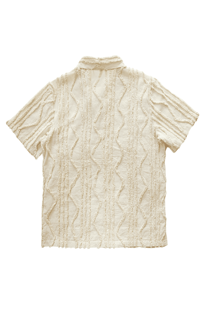 GEO TEXTURED POLO - dash and dot dash and dot