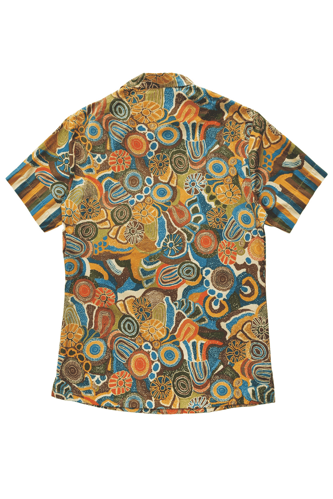 EARTH MULTI HALF SLEEVE SHIRT - dash and dot dash and dot