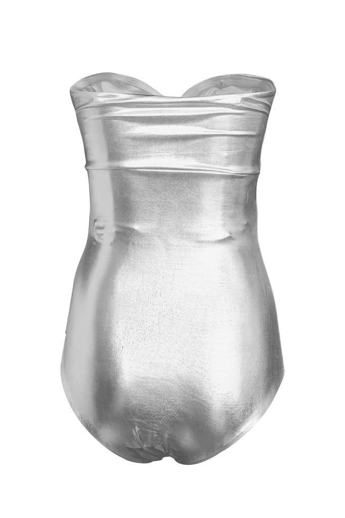 SILVER SWIMSUIT - dash and dot dash and dot