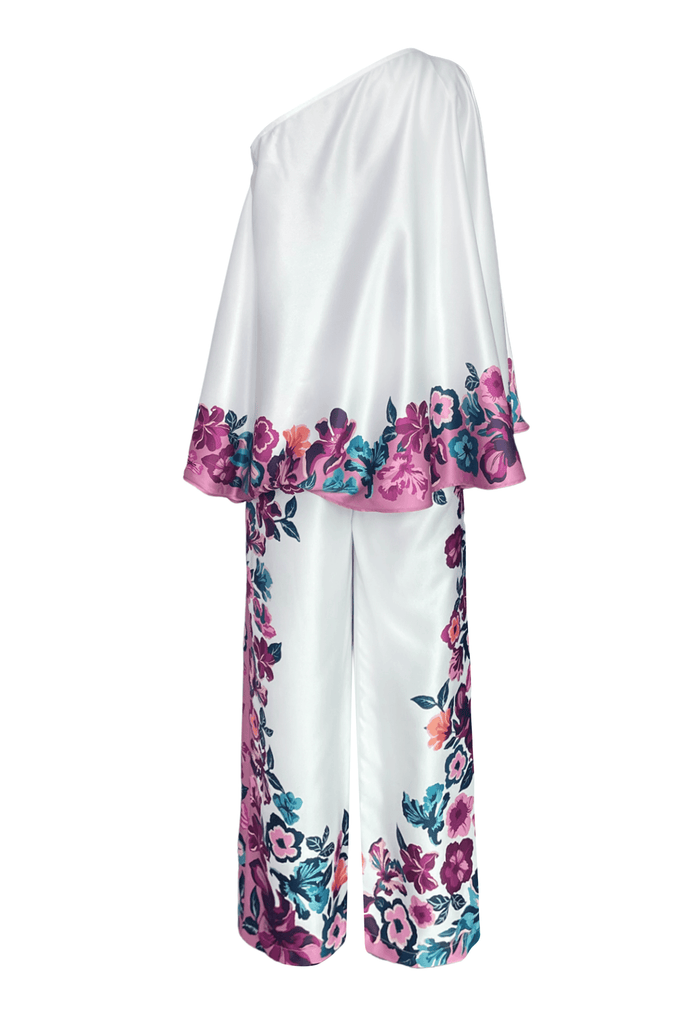FLORAL BORDER PANT - dash and dot dash and dot