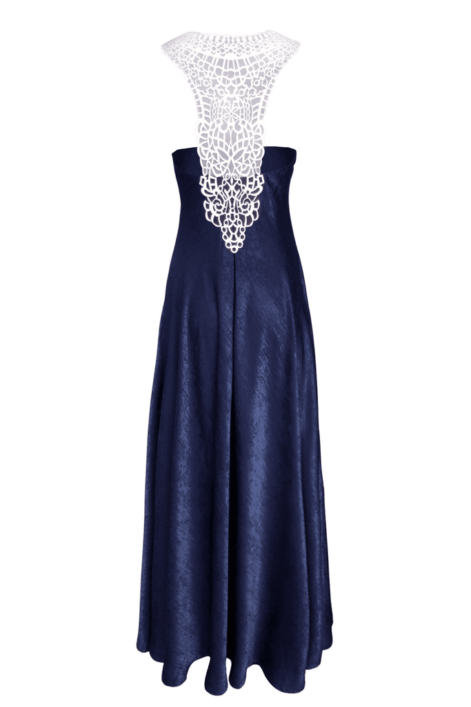 CUTWORK FRONT & BACK GOWN - dash and dot dash and dot