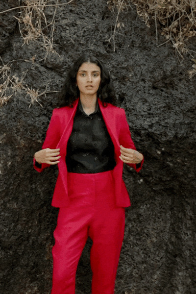 LINEN SCHIFFLI SHIRT - dash and dot