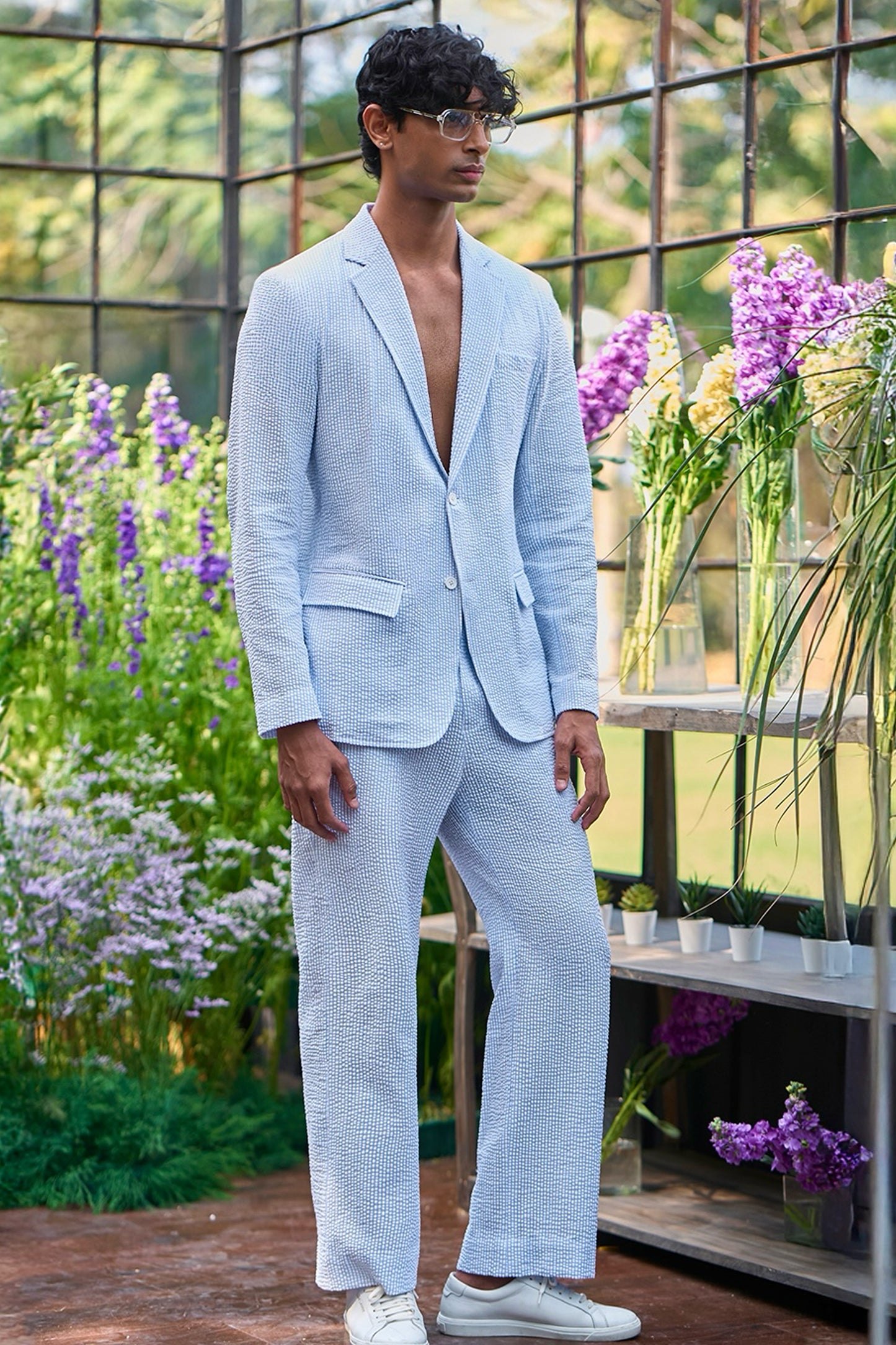 SEERSUCKER BLAZER