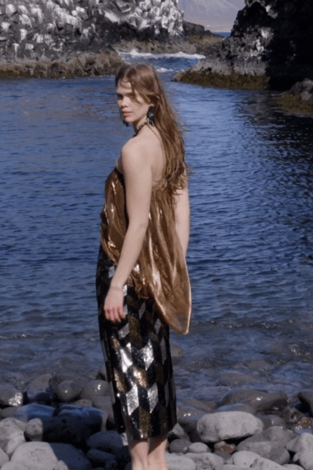 JEWEL TONE SEQUIN SKIRT - dash and dot dash and dot