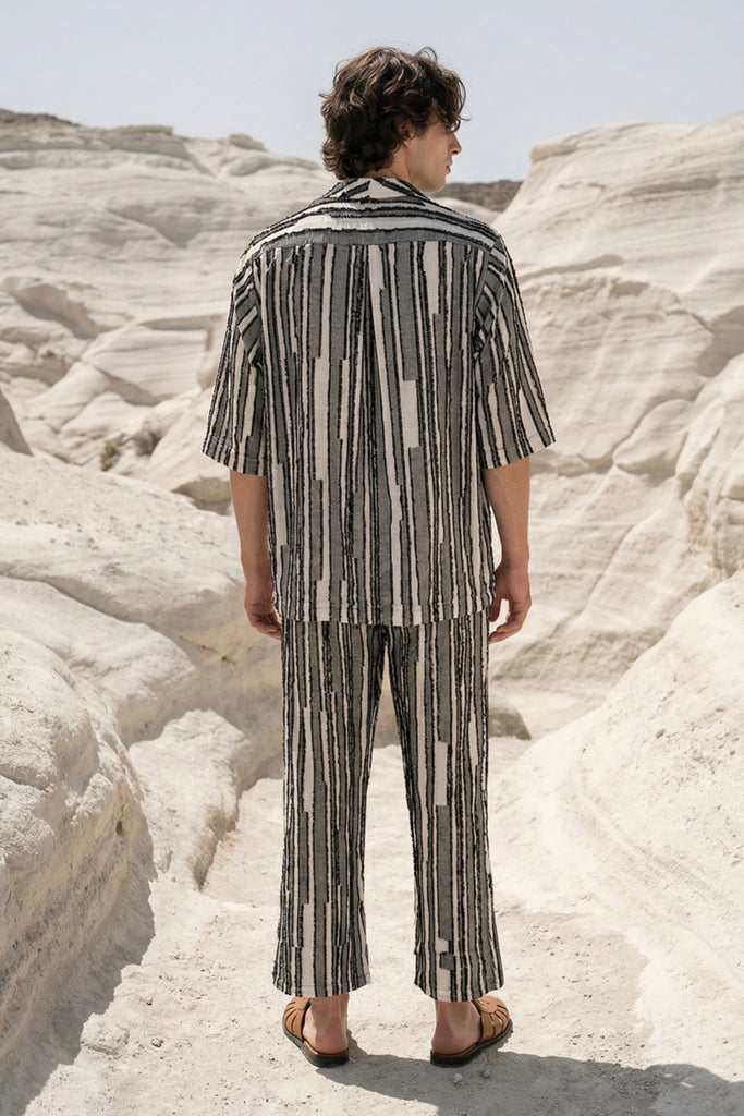 TEXTURED STRIPE PANT dash and dot