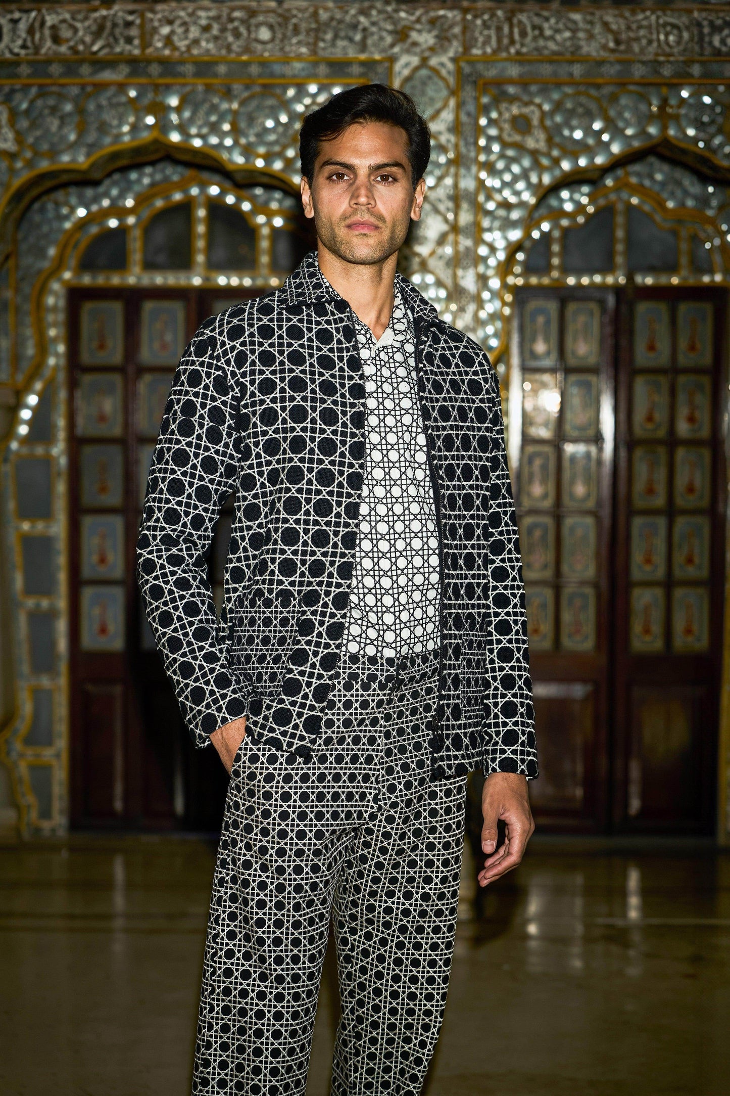 RATTAN EMBROIDERED 3 PIECE SET - dash and dot