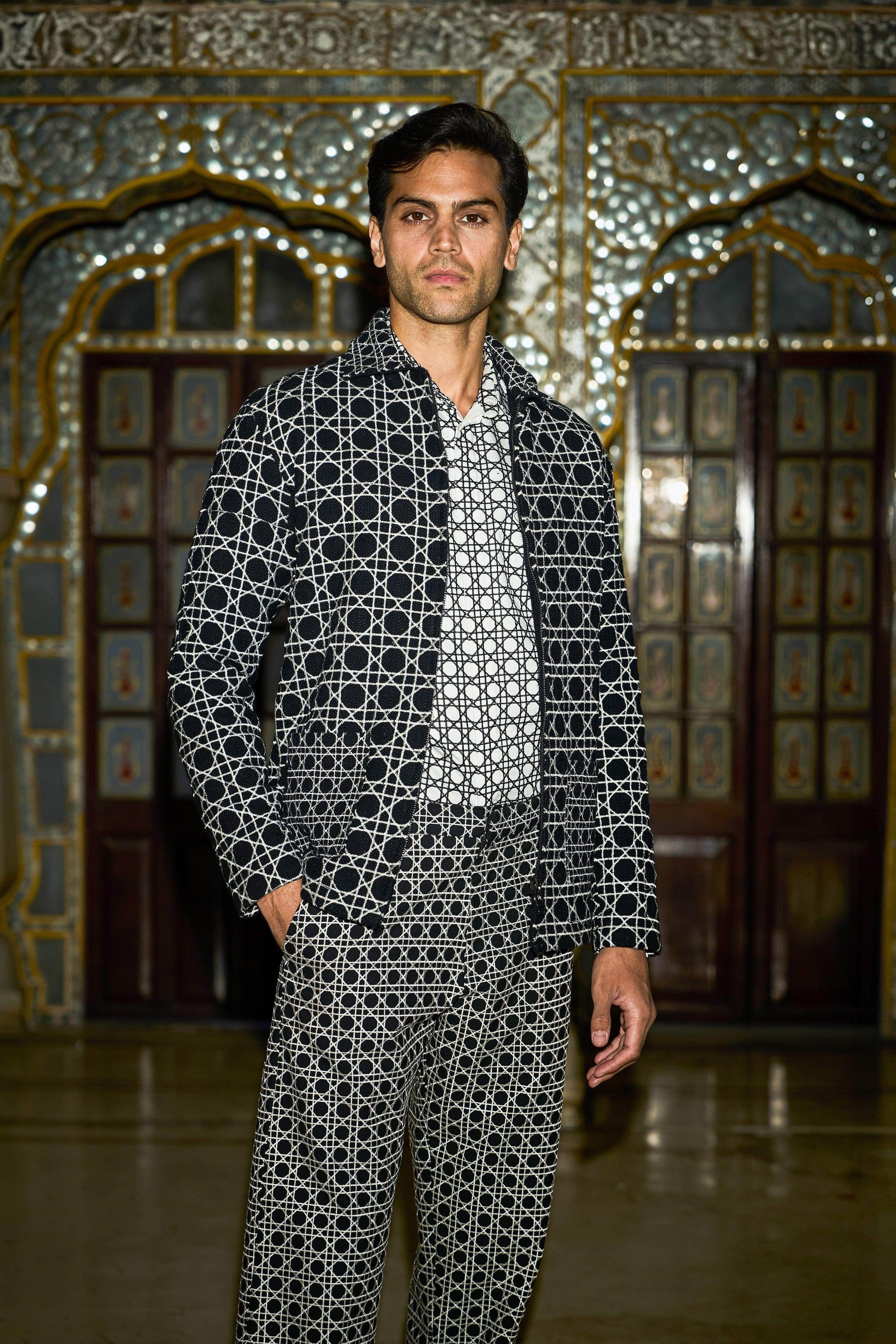 RATTAN EMBROIDERED 3 PIECE SET - dash and dot