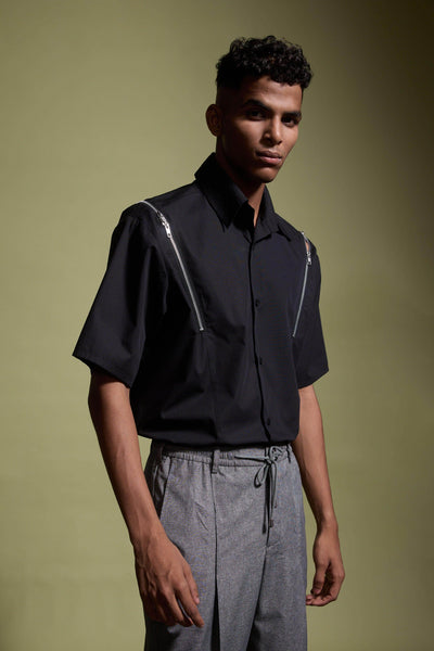 FLAT PLEAT TROUSER - dash and dot