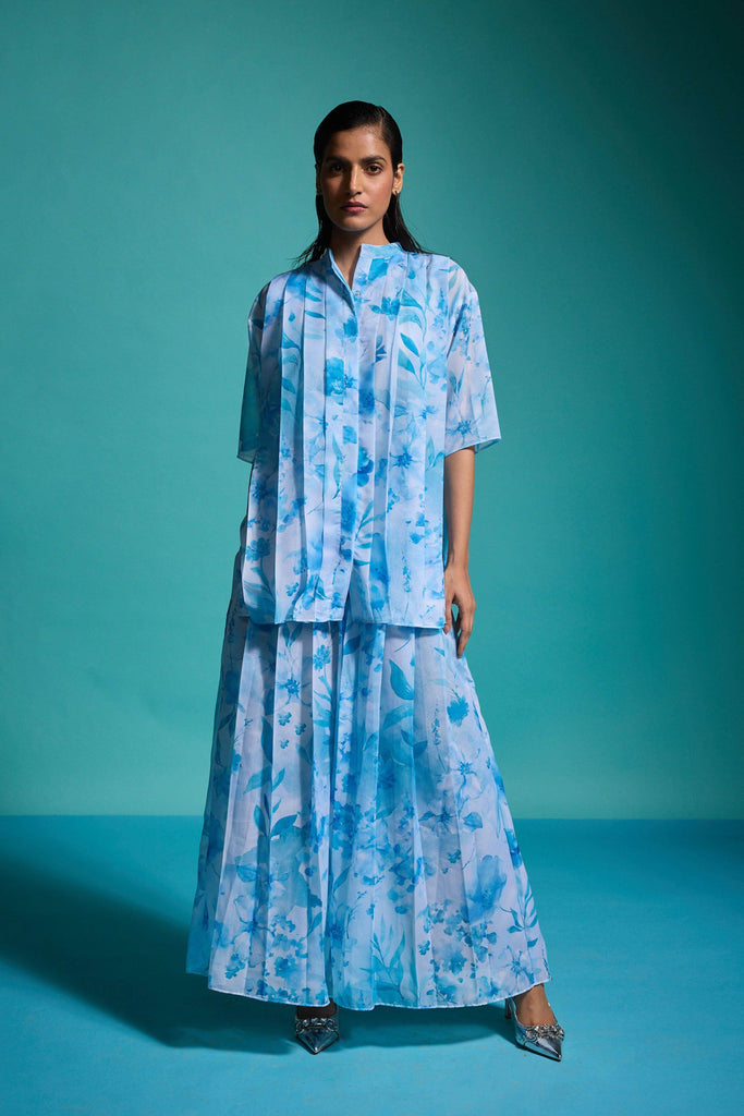 PRINTED PLEAT PANT - dash and dot dash and dot