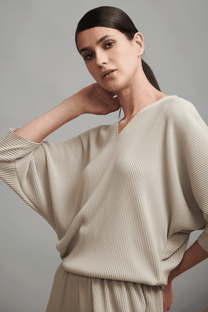 PLEAT DOLMAN SET - dash and dot dash and dot