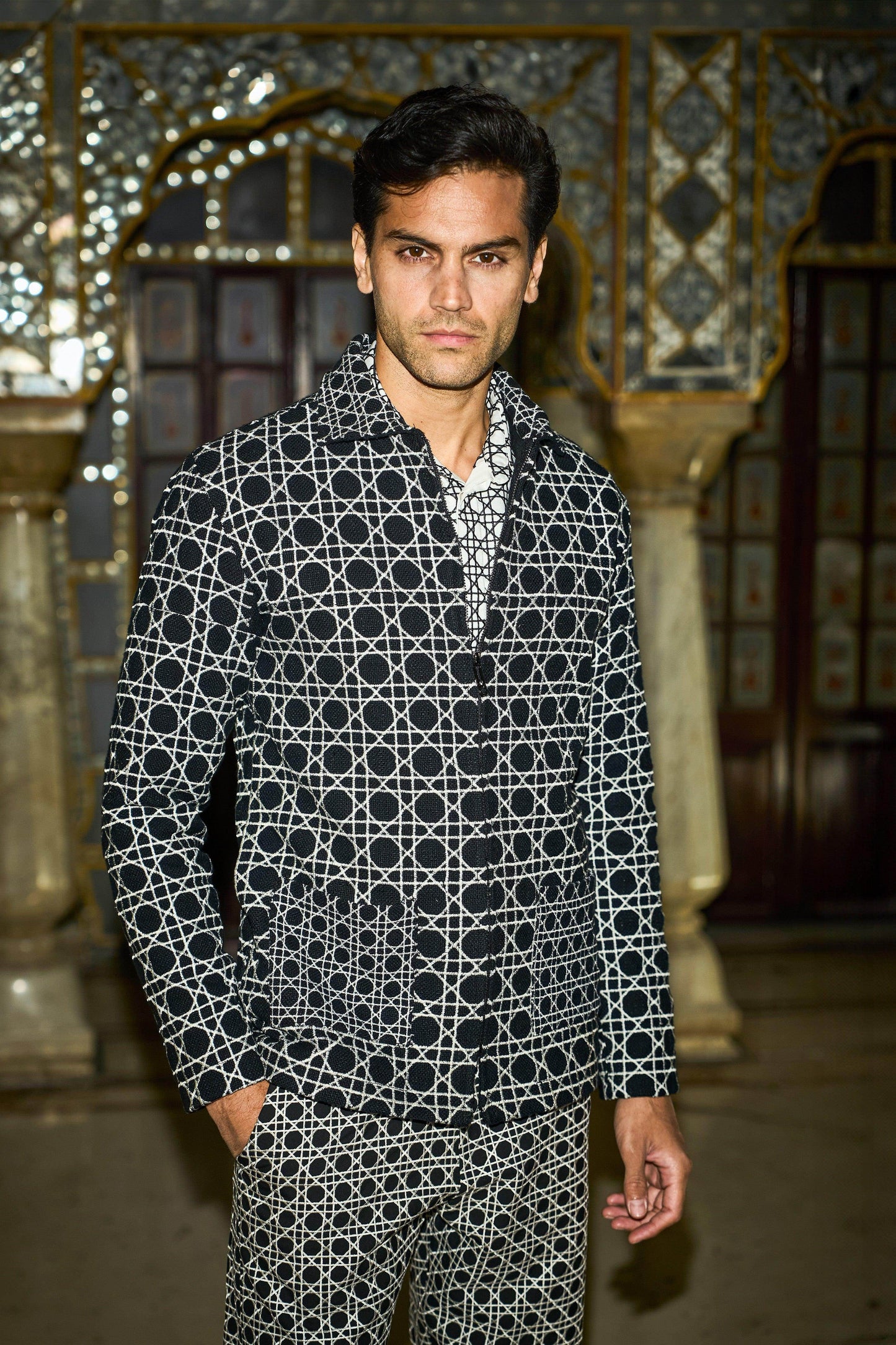 RATTAN STITCH JACKET - dash and dot