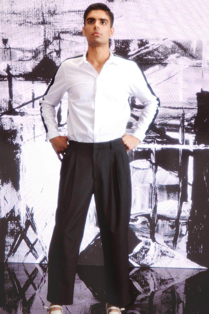 BOXY BOX PLEATED TROUSER - dash and dot dash and dot