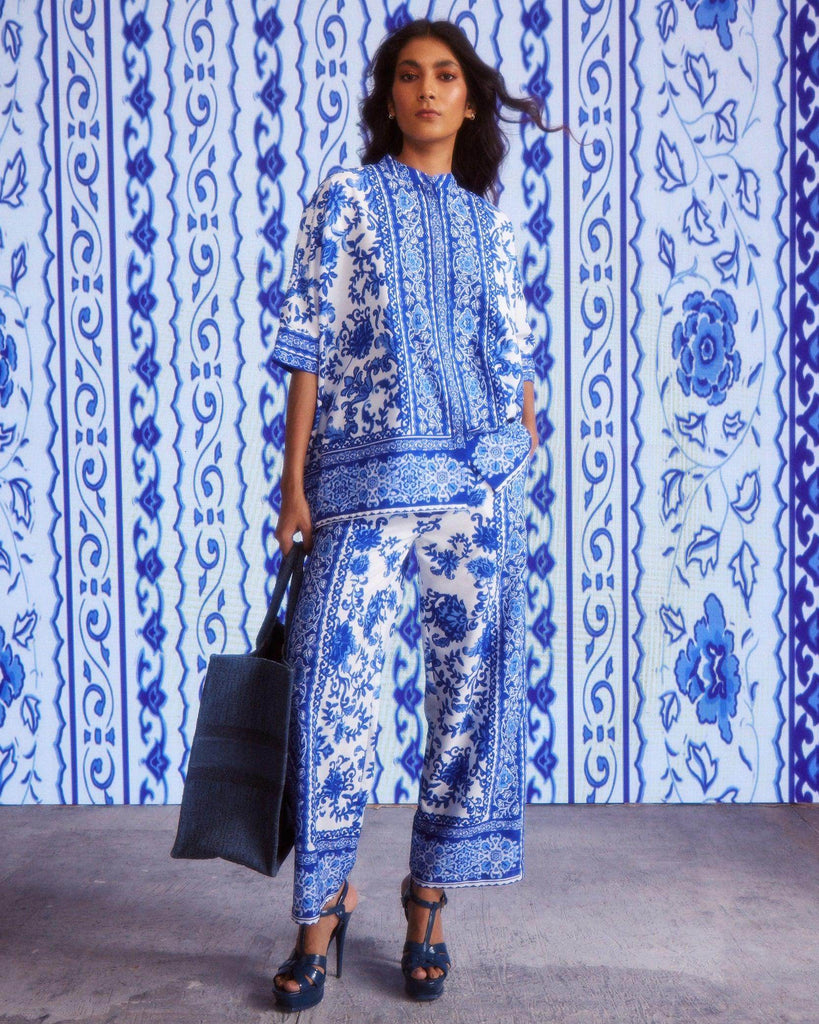 CERAMIC PRINT SET - dash and dot dash and dot