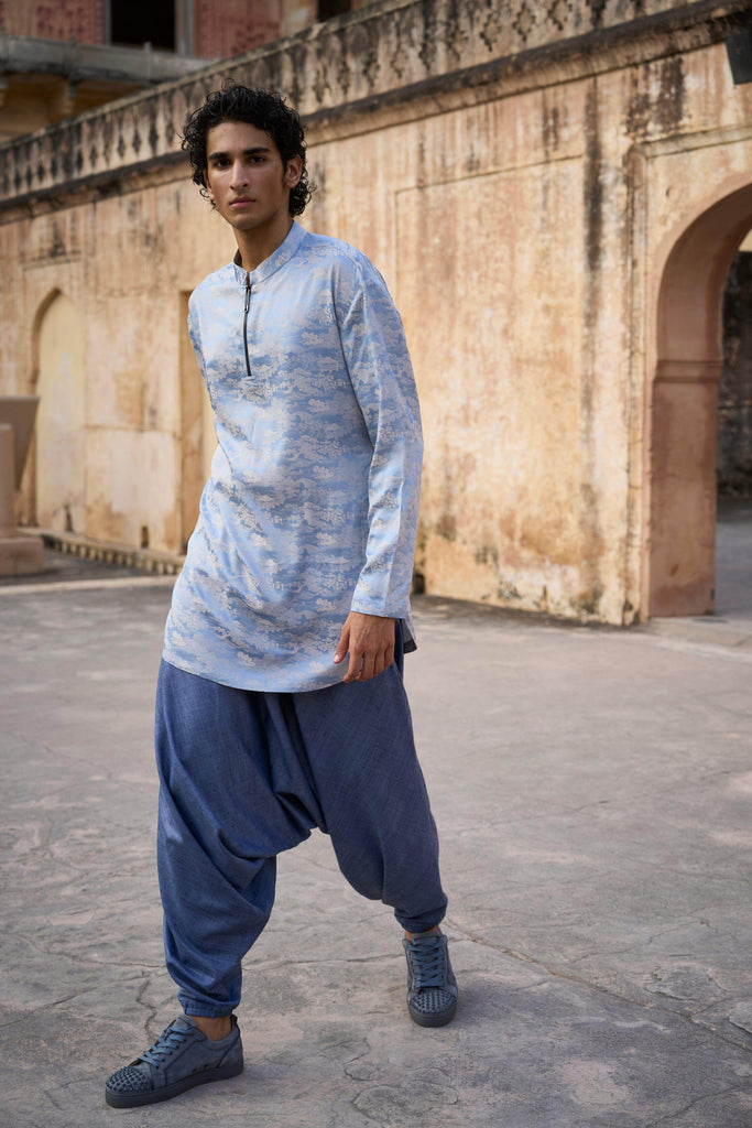 JACQUARD LONG SHIRT - dash and dot dash and dot