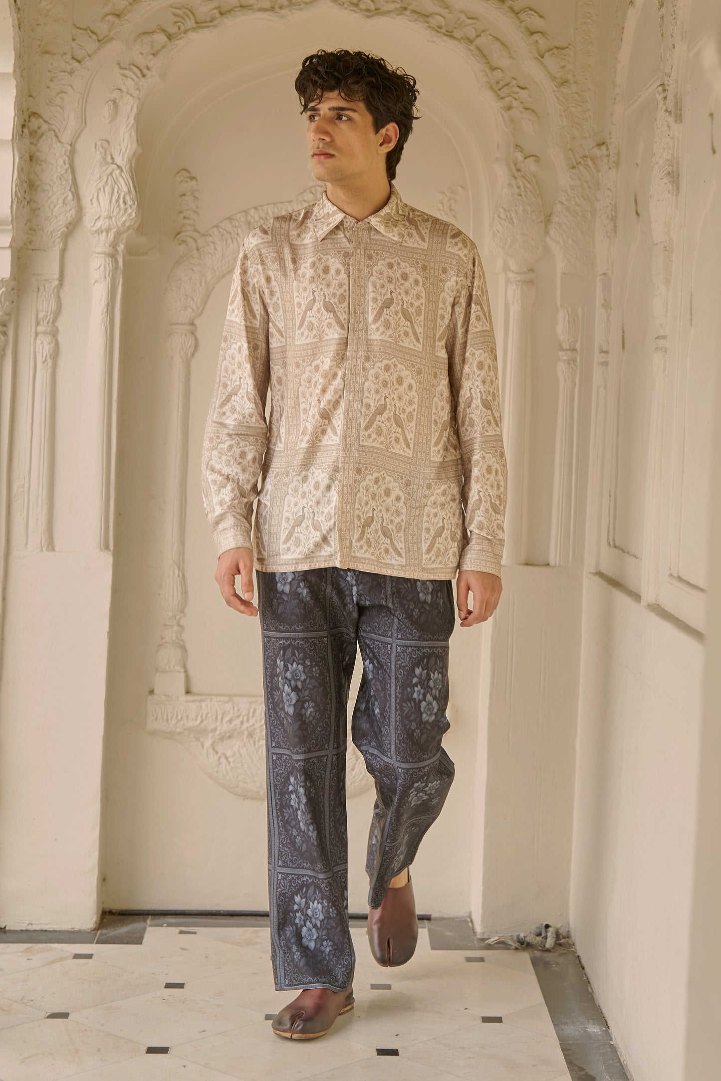 MUGHAL PRINT SHIRT SET