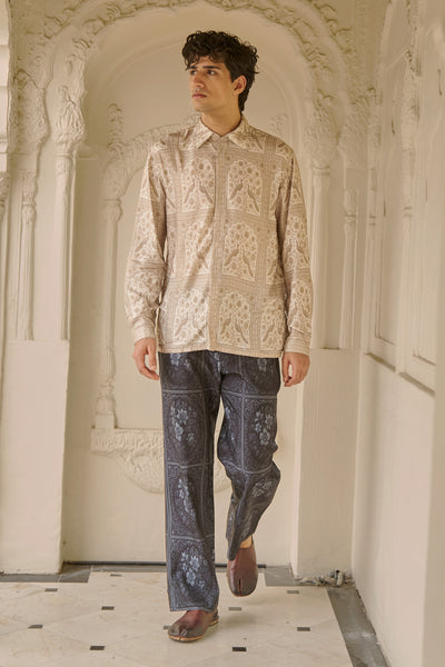 MUGHAL PRINT SHIRT SET