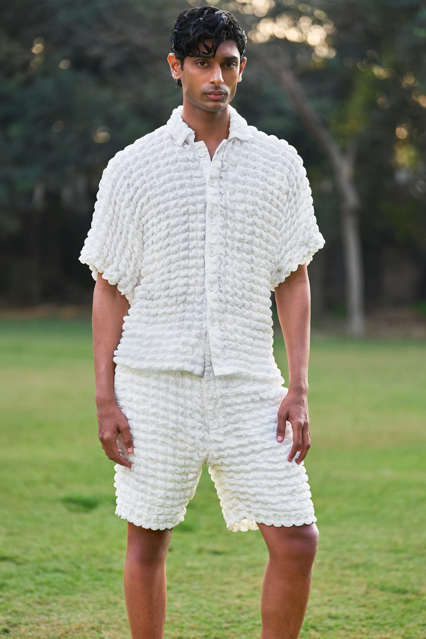 BUBBLE TEXTURED SHIRT